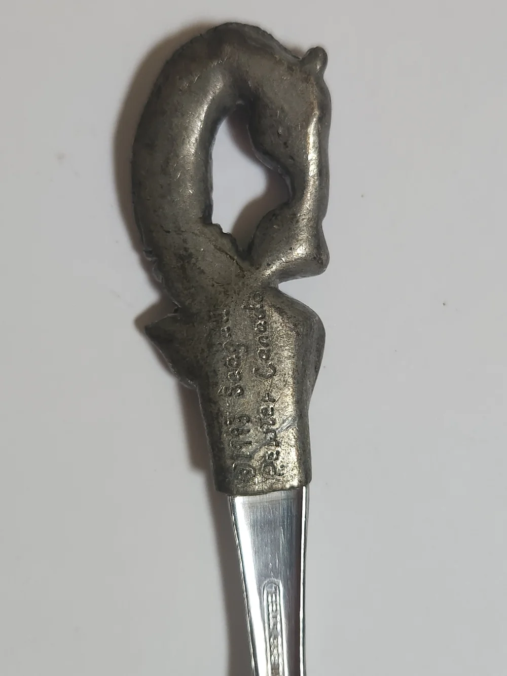 Vintage 1993 Seagull Pewter Children's Collection Baby's First Spoon Giraffe